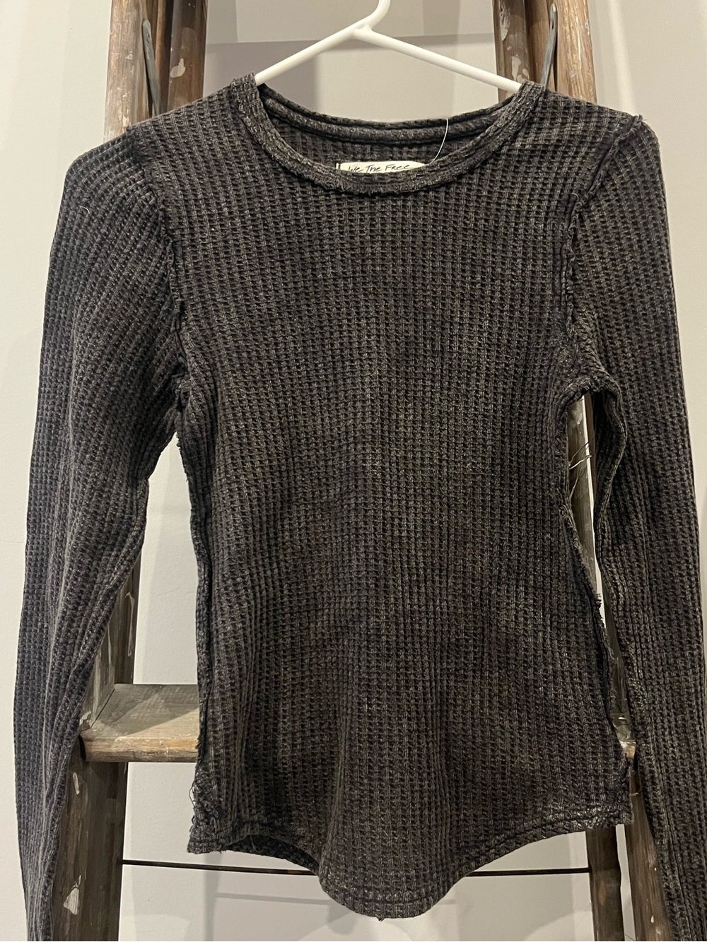 Free People | Waffle Knit Long-Sleeve